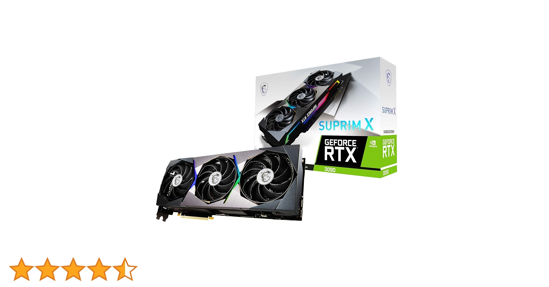 Amazon.in: Buy MSI NVIDIA pci_e GeForce RTX 3090 SUPRIM X 24G 24GB